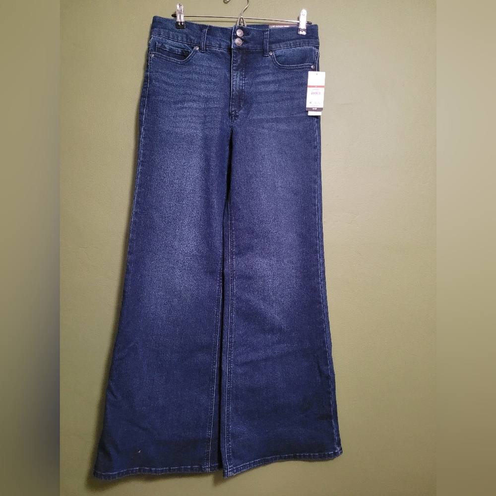 Sofia Jeans by Sofia Vergara | Super High Rise Wide Leg Jeans | Size 10